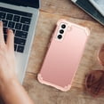 thumbnail image 7 of Samsung Galaxy S22+ 5G Case, Galaxy S22 Plus 6.6 inch Case, Dteck Heavy Hybrid Rugged Shockproof Case, Support Wireless Charging, 3 in 1 Full Protective Cover For Samsung Galaxy S22+ 5G,Rosegold, 7 of 7