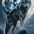 thumbnail image 5 of Pratyus Wolf Moon Mountain Modern Waterproof Shower Curtain for Country Cottage & Farmhouse Bathroom Decor with Hooks 36x72, 5 of 7