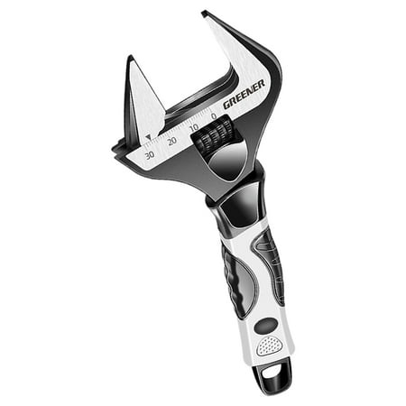 

Professional Adjustable Wrench Lightweight Comfortable Handle Hand Tool Universal Spanner for Plumbing Bathroom Home Repair Maintenance