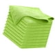 thumbnail image 3 of 10 paños de limpieza de microfibra, toalla de limpieza para platos húmedos y secos, toalla absorbente para platos, ollas de oficina y lavar platos. Verde, 3 of 8
