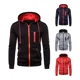 thumbnail image 5 of Sudadera Chamarra Con Capucha Moda Casual Afelpada Mjack M, 5 of 7