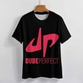 thumbnail image 2 of Dude Perfect T-Shirts for Women, Fasion Oversize Short Sleeve Shirts, Casual 3D Print Tee, S-6XL, 2 of 9