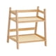 thumbnail image 2 of Organizador de encimera con soporte de exhibición, bandeja de almacenamiento de madera de 2 capas, almacenamiento para vasos de agua S, 2 of 9