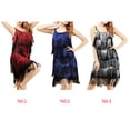 thumbnail image 4 of Qarigey Vestido de baile de salsa latina para fiesta de mujer, con flecos y flecos de Tango Vestidos azul negro tamaño promedio Qarigey FS10162-02, 4 of 6