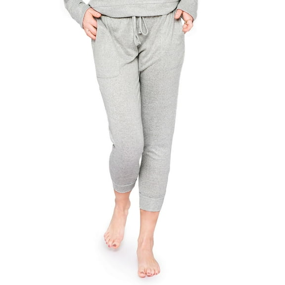 Hello Mello Best Day Ever Lounge Jooggers Lightweight Pajama Pants, Smile (Women's)