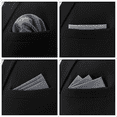 thumbnail image 6 of 5 Pieces Assorted Mens Silk Pocket Square Handkerchiefs Set 15, 6 of 7