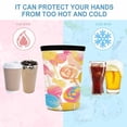 thumbnail image 4 of Set of 3 Packs Reusable Hot And Iced Coffee Cup Sleeve Neoprene Tumbler Sleeve Sweets And Rainbow Lollipops Pattern(16,24,32oz), 4 of 8
