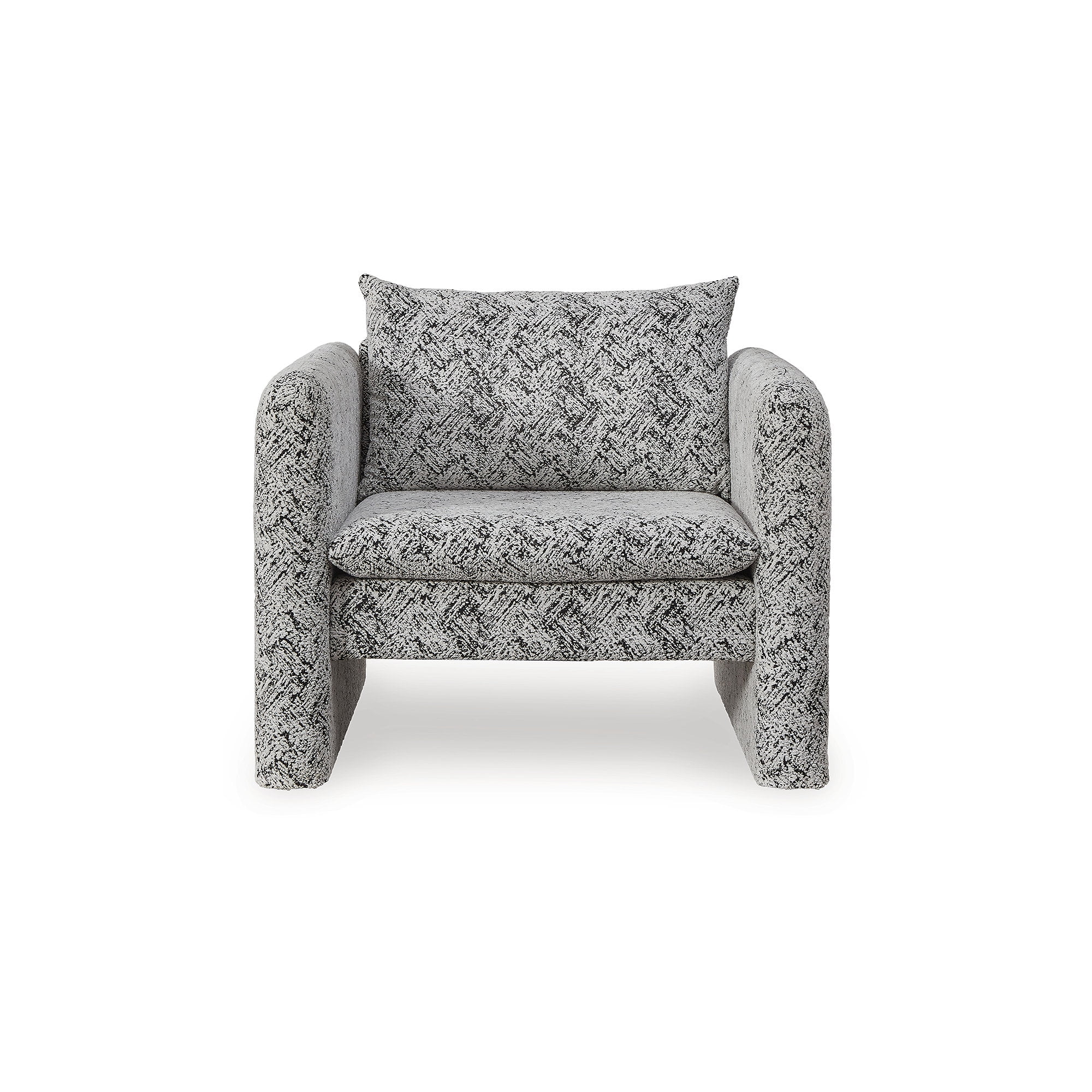 (2 pack) Signature Design by Ashley Kenbell Modern Geometric Accent Chair