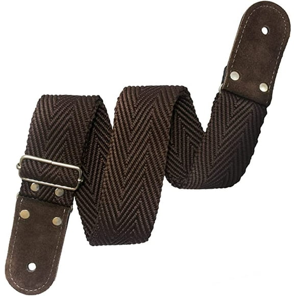 Correa para guitarra, Strap guitarra acústica, bajo eléctrico, guitarra eléctrica Kidam Espinozeta café