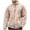 Beige, variant on IYTR Winter Coats for Men Fashion Fleece Warm Coats Long Sleeve Zip Up Jacket Solid Color Soft Thermal Outerwear (Beige,L)