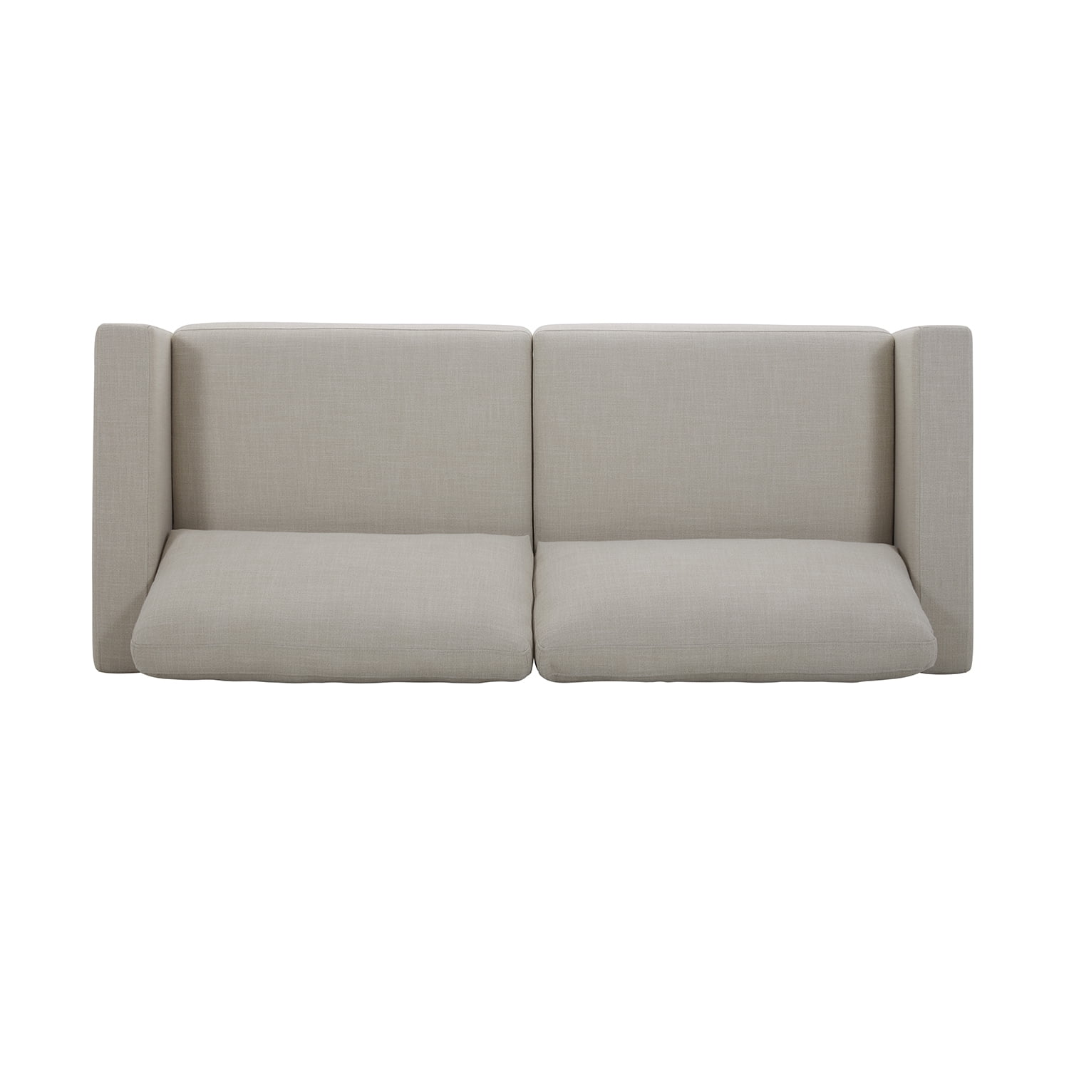 Better Homes & Gardens Springwood Wood Frame 83.46" Couch, Cream Linen, Light Honey Woodbase Finish