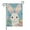 Colorful Eggs Bunny-2, variant on Happy Easter Day Garden Flag Linen Outdoor Flag Colorful Eggs Bunny Yard Flags Double Sided House Flag for Home,indoor ,12.5''×18''in.