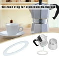 thumbnail image 3 of Replacement Gasket Seal for Coffee Espresso Moka Stove Pot Top Silicone Rubber, 3 of 6