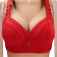 thumbnail image 1 of Sujetador sin aros y con fruncido fino para mujer: ropa interior cómoda con colección superior, nailon/spandex, tallas M-XXXXL, para todas las estaciones., 1 of 4