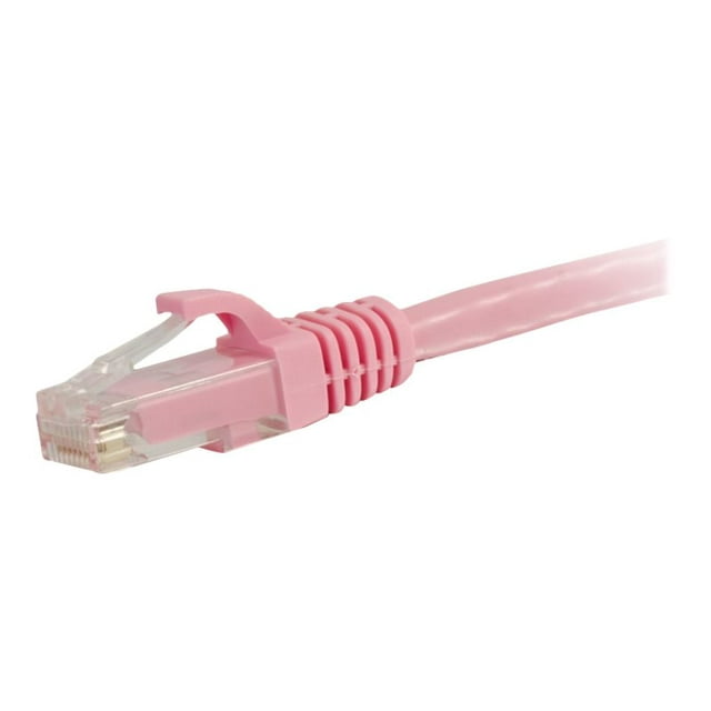 C2G 7ft Cat6a Snagless Unshielded (UTP) Network Patch Ethernet Cable - Pink - Patch cable - RJ-45 (M) to RJ-45 (M) - 7 ft - UTP - CAT 6a - molded, snagless, stranded - pink