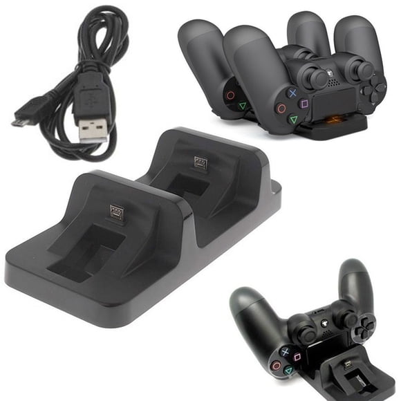 Dual USB Charger for PS4 Universal Wireless Joystick Charger Joystick Charging Dock Charge Stand for PS4 Charge Holder Base