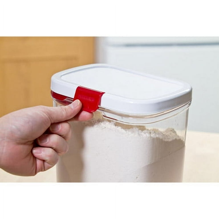 Progressive Prepworks Flour Keeper, 3.8-Quart Plastic Food Storage Container  