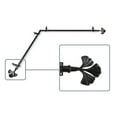 thumbnail image 2 of Florence 13/16 inch Corner Window Curtain Rod 28-48" - Black, 2 of 3