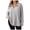 Beige, variant on Women Plus Size Casual Knit Sweater Lapel V Neck Solid Color Tops Lightweight Long Sleeve Blouses (Wine, 3XL)