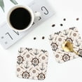 thumbnail image 5 of Disketp Anchor With Rope Funny Coasters,4 Pcs Leather Coasters With Holder, Perfect Housewarming Hostess Gifts,Protect Furniture From Water Marks Scratch, 5 of 9