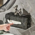 thumbnail image 1 of CEHVOM Suction Cup Corrugated Toilet Tissue Box Wall Mounted Toilet Paper Box Toilet Paper Box Punch Hand Paper Box Face Towel, 1 of 3