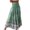 Green independence day dresses for women, variant on Dianli Womens Skirts Floral Print Maxi Summer Skirt High Waist Pleated Swing Evening Casual Fashion A-Line Skirt Blue S