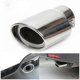thumbnail image 3 of Universal Stainless Steel Chrome Car Tail Rear Straight Round Exhaust Pipe Tail Muffler Pipe Tip Accessorie, 3 of 5