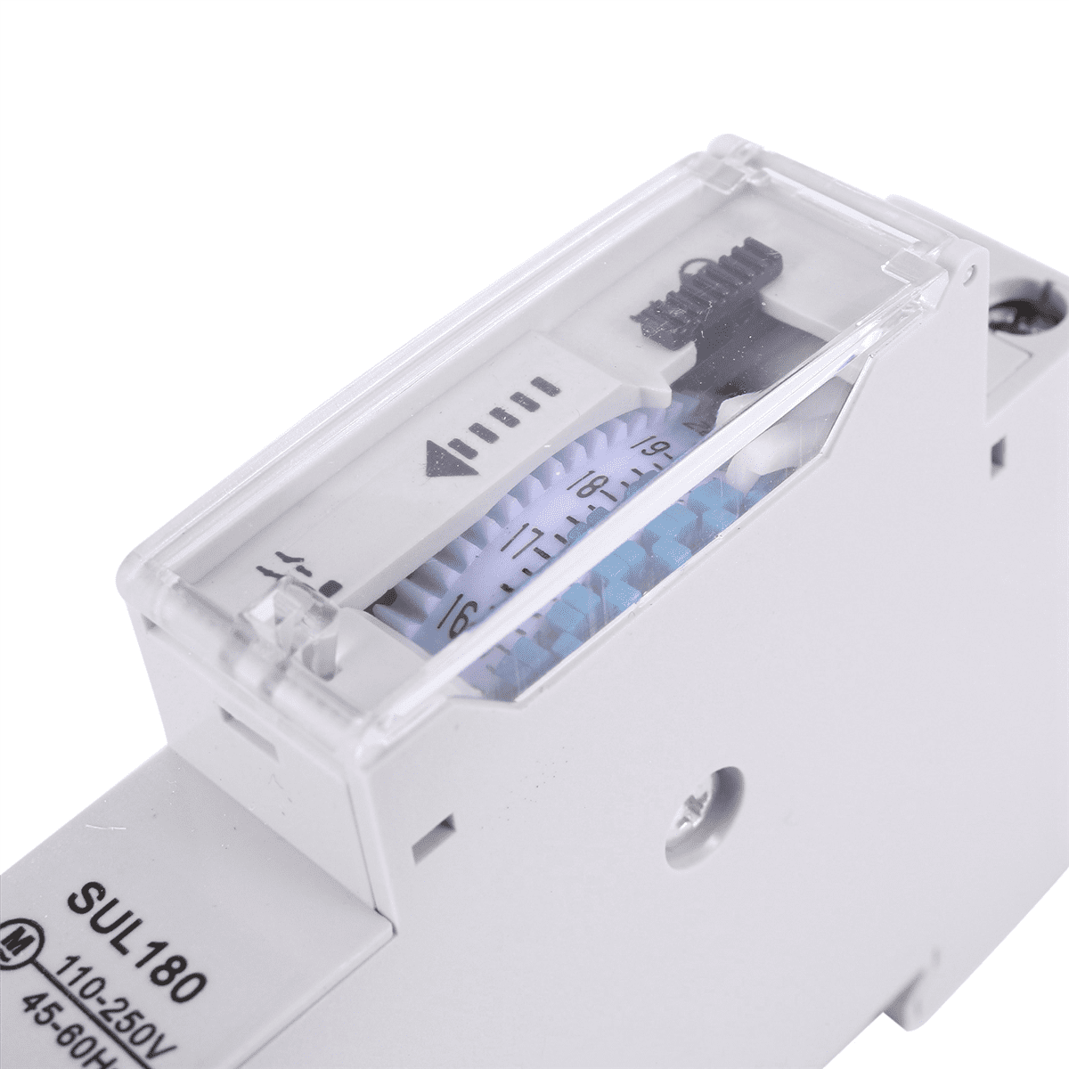 10X SUL180A 15 Minutes Mechanical Timer 24 Hours Programmable Din Rail Timer Time Switch Relay Measurement Analysis,10 * Timer Switch 10 * Instruction manual,Grayish white