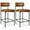 Camel Brown, variant on Best Choice Products Set of 2, Armless Counter Height Bar Stools, Modern PU Faux Leather Stools - Camel Brown