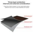 thumbnail image 3 of Delantal de cocina impermeable, 3 capas, a prueba de aceite, transpirable, abrigo de cocina, sin mangas, con bolsillo, gris claro Advancent LF0092-01B, 3 of 6