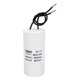 thumbnail image 1 of CBB60 40uf Capacitor de Arranque, 1Pcs AC 250V 2 Cables 50/60Hz Cilindro Blanco 95x45mm para Bombas de Agua, Lavadoras Motor de Arranque, 1 of 5