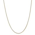 thumbnail image 4 of 14K Yellow Gold 1.3mm Box Chain Necklace Size 22, 4 of 5