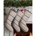 thumbnail image 3 of 3 Pcs Christmas Stockings,Orange and Black Christmas Pattern Stockings Christmas,14.8'' Xmas Stockings,Christmas Party Favors,Christmas Party Decorations,Christmas Stockings Personalized, 3 of 5