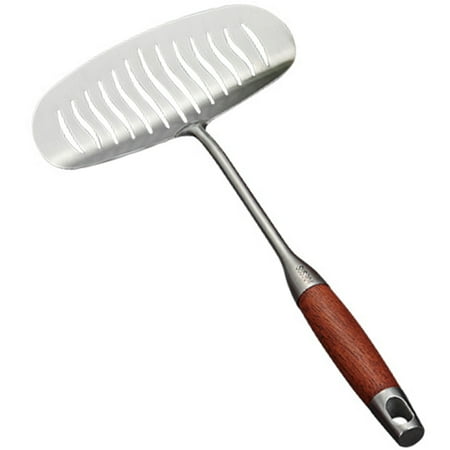 

Kitchen Utensils 304 Stainless Steel Spatula Shovel Ladle Non- Wooden Handle Kitchen Cooking Utensils-Fish Spatula