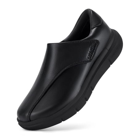 FitVille Wide Diabetic Shoes for Men Adjustable Oxfords Shoes for Swollen Foot