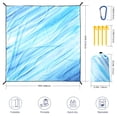 thumbnail image 2 of Manta de playa HIHOHO, impermeable y resistente a la arena, extra grande, 200 x 210 cm, 2 of 6
