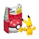 thumbnail image 2 of MEGA Pokémon Pikachu Smiling with Pokeball Building Toy Kits with Action Figure, 2 of 6