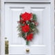 thumbnail image 5 of Guirnaldas de otoño, flores artificiales, adornos colgantes, flores navideñas, árboles invertidos, coronas de rayas rojas y verdes, para puertas de centros comerciales, hoteles, coronas navideñas, sop, 5 of 9