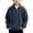 Navy, variant on Quarter Zip Sweatshirt Boys Girls Waffle Casual Loose Fashion Fall Winter Tops Lapel Long Sleeve Pullover (13Years, Army Green)