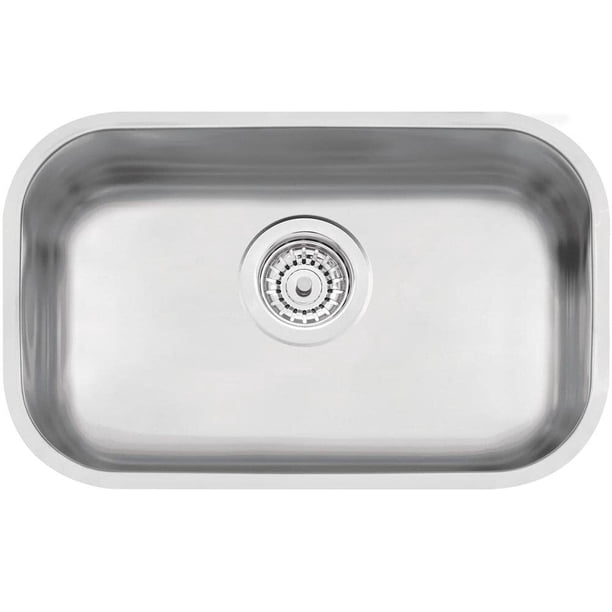 Cubeta Rectangular Acero Inoxidable y Acabado Satinado, de Instalación Bajo Cubierta, Tamaño de 47 x 30 cm, Capacidad de 21,5 L, Profundidad 17 cm