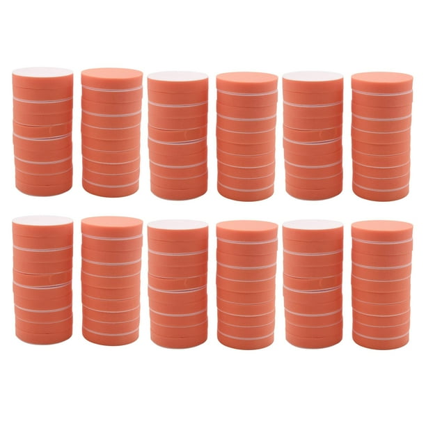 120 Piezas 125mm Almohadillas Pulidoras de Pulido Grueso 5 Pulgadas Esponja Pulidor de Coche Depilación con Cuidado de Mantenimiento de Pintura de Auto