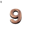 thumbnail image 2 of Flmtop 0-9 Modern House Door Plaque Address Arabic Number Digit Plate Sign Decoration, 2 of 9