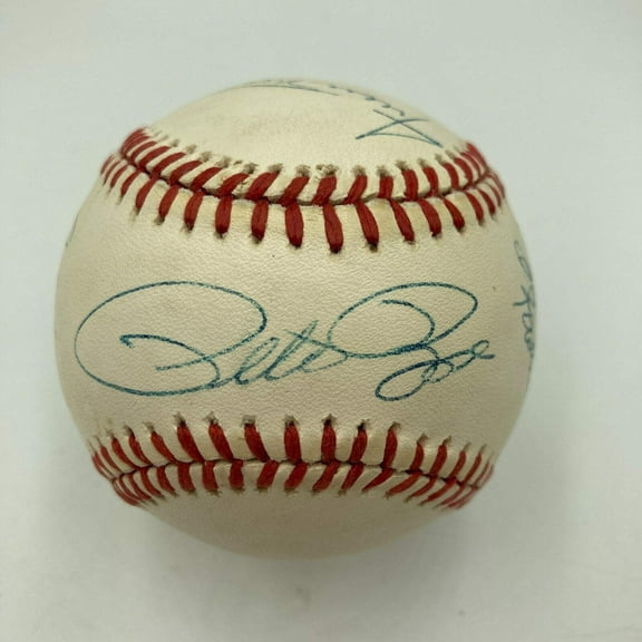 Willie Mays Hank Aaron Stan Musial 3,000 Hit Club Signed Baseball 8 Sigs JSA COA