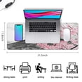 thumbnail image 5 of Experience Ultimate Control & Style with XL Pink Japanese Watercolor Cherry Blossom Mouse Pad, 31.5x11.8 Inches. Non-Slip Base, Stitched Edges. Ideal for Your Home Office or Gaming Setup!, 5 of 7