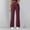 Purple, variant on High Waist Stretch Cargo Pants Women Baggy Multiple Pockets Relaxed Fit Straight Leg Pants