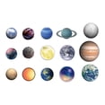 thumbnail image 1 of ZOUSSIQI 15pcs Planet Solar System Stickers for Kids Planet Stickers for Educational Decorations Supplies Journal Envelopes Notebooks Decor Cosmic JU316-53140, 1 of 13