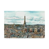 Trademark Fine Art 'European Afternoon II' Canvas Art by Melissa Wang