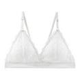 thumbnail image 6 of Babysbule Bras for Women Clearance Fashion Woman's Lace Active Bra Beauty Back Wrap Hollow Out Bra Underwear, 6 of 7