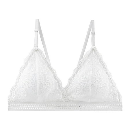 

PATLOLLAV Summer Savings Clearance Fashion Womens Lace Active Bra Beauty Back Wrap Hollow Out Bra Underwear