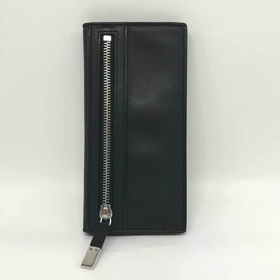 Pre-Owned Dior Homme Long Wallet Bi-fold Billfold Black DIOR HOMME (Good)